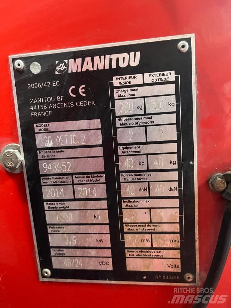 Manitou 120 AET JC Bomliftar