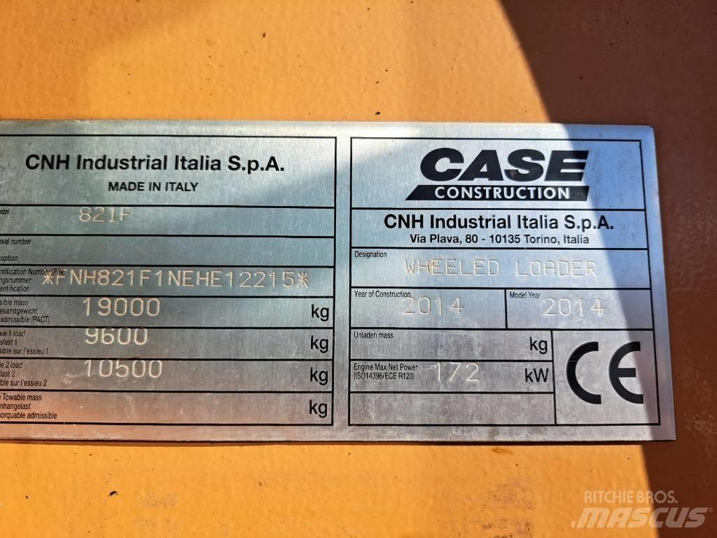 CASE 821 F Hjullastare
