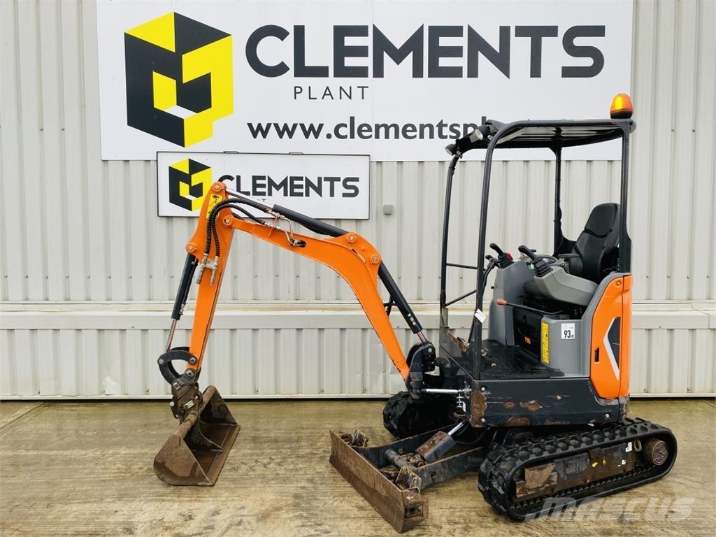 Doosan DX17Z Minigrävare < 7t