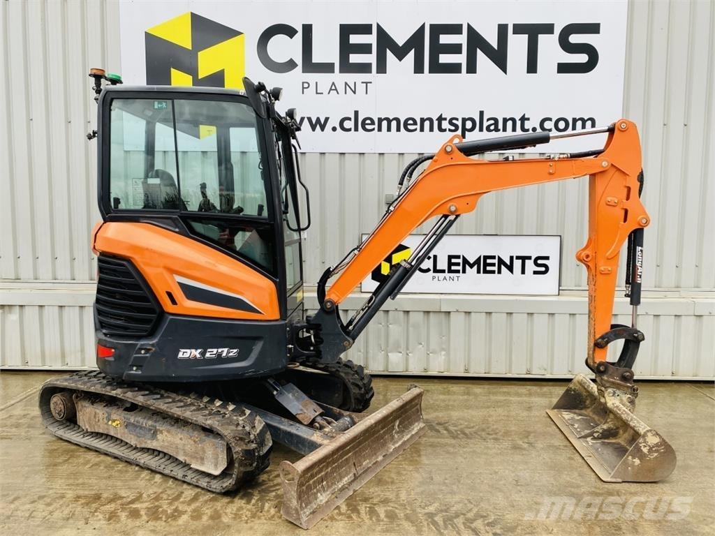 Doosan DX27Z Minigrävare < 7t