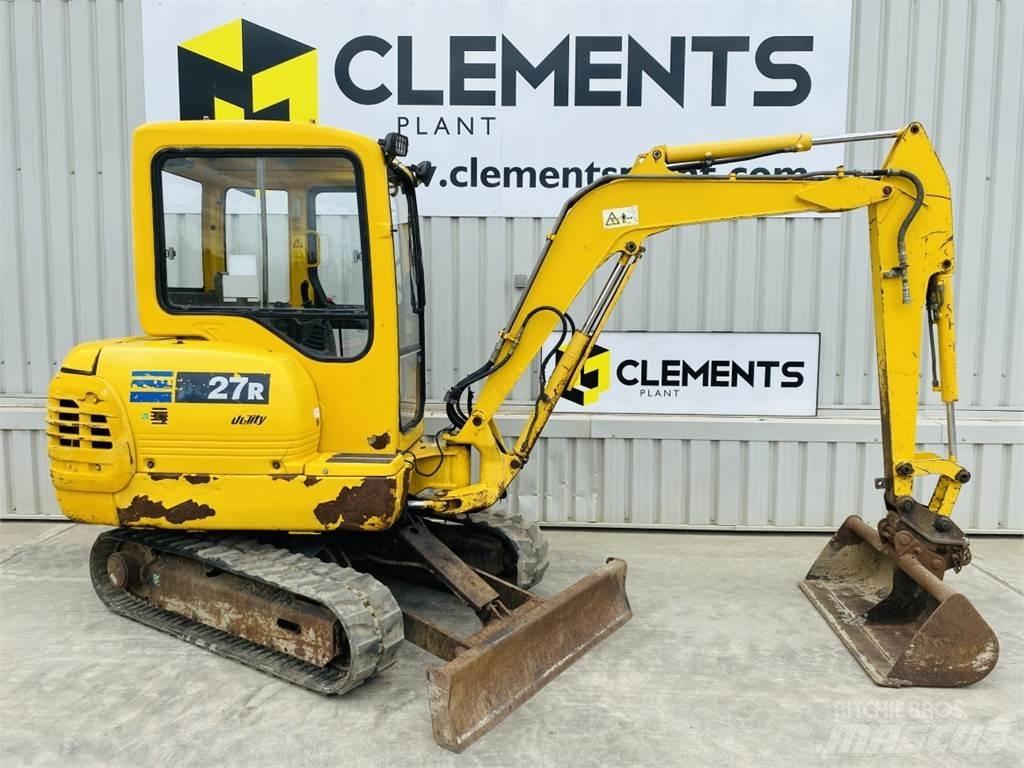 Komatsu PC27R-8 Minigrävare < 7t