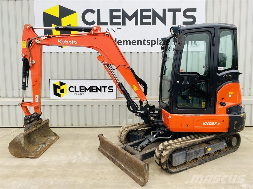 Kubota KX037-4 Minigrävare < 7t