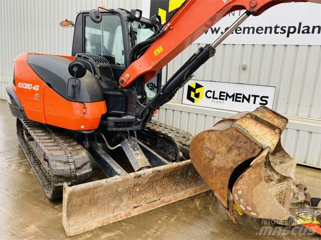Kubota KX080-4a Midigrävmaskiner 7t - 12t