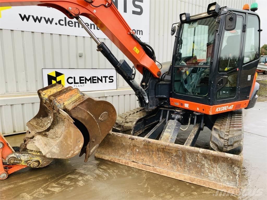 Kubota KX080-4a Midigrävmaskiner 7t - 12t