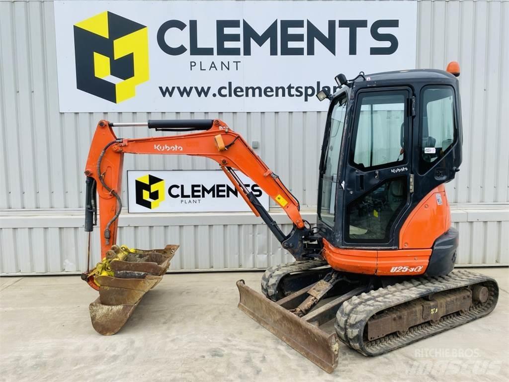Kubota U25-3EU Minigrävare < 7t