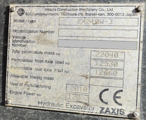Hitachi ZX 210W-3 Hjulgrävare