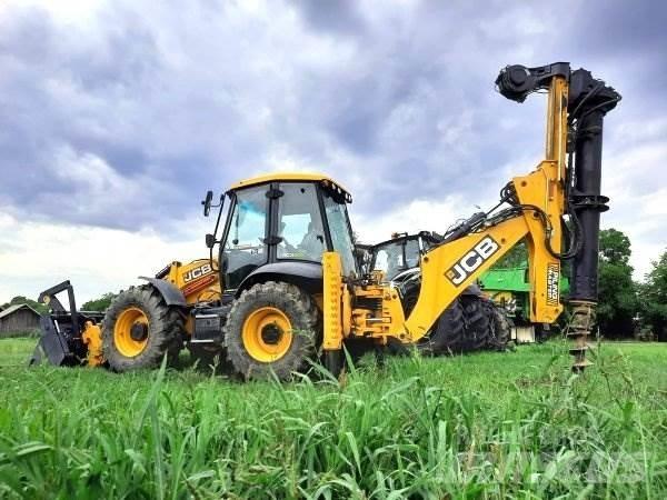 JCB 4CX +Piling Master Grävlastare