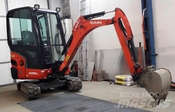 Kubota KX 019-4 Minigrävare < 7t