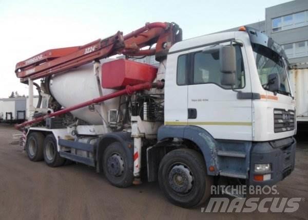 MAN TGA 35.410 +Sermac Lastbilar med betongpump