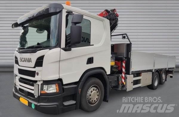Scania P410 Kranbilar