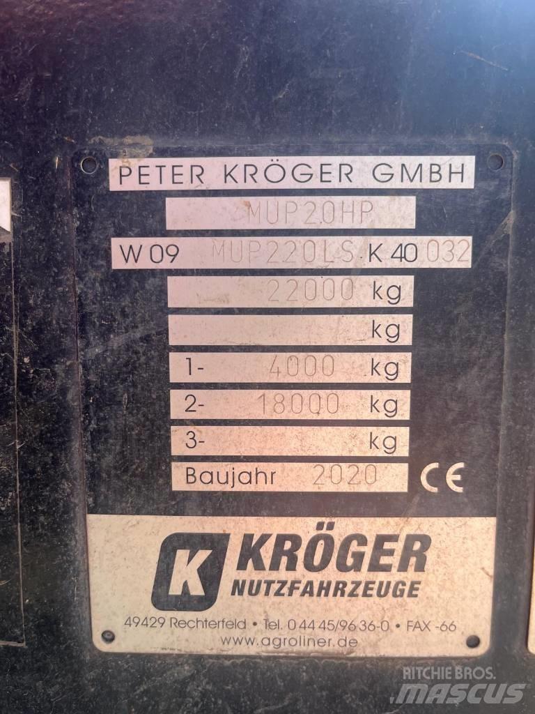 Kröger MUP 20 Tippvagnar