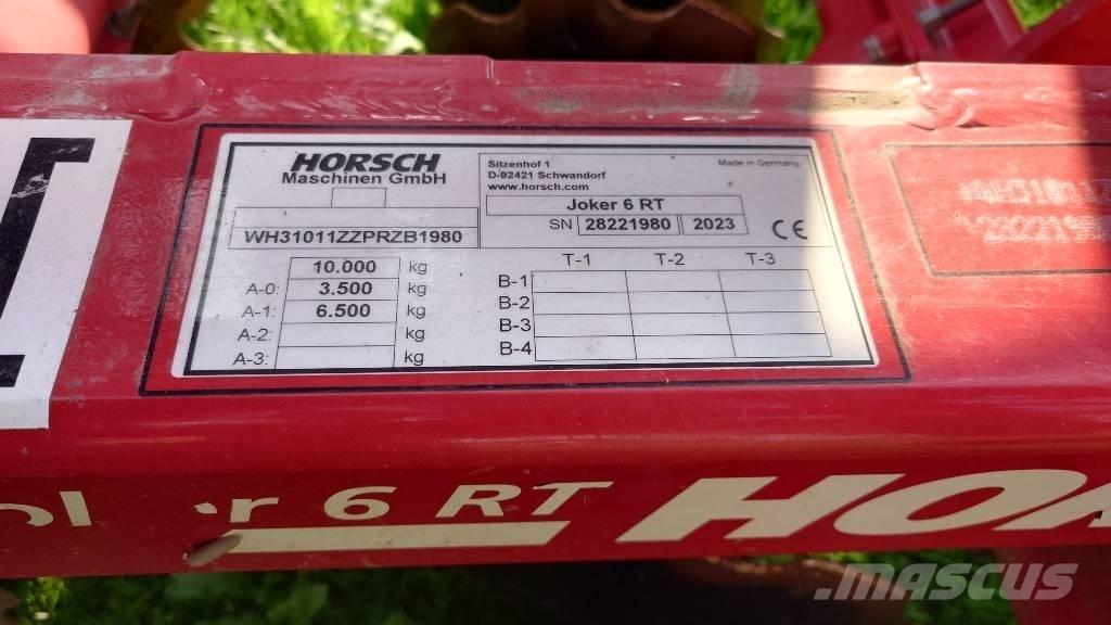 Horsch Joker 6RT Tallriksredskap