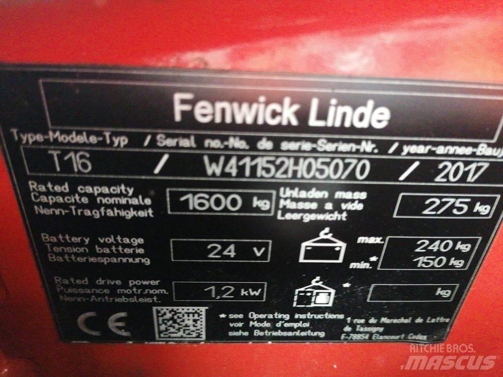 Linde T16 Låglyftare utan plattform