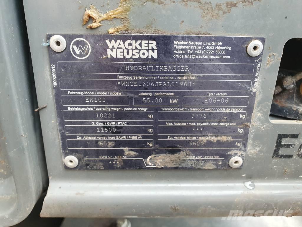 Wacker Neuson EW100 Hjulgrävare