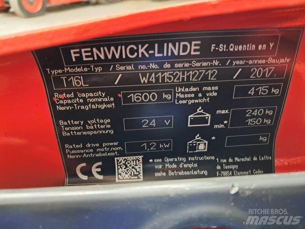 Linde T16L Låglyftare utan plattform