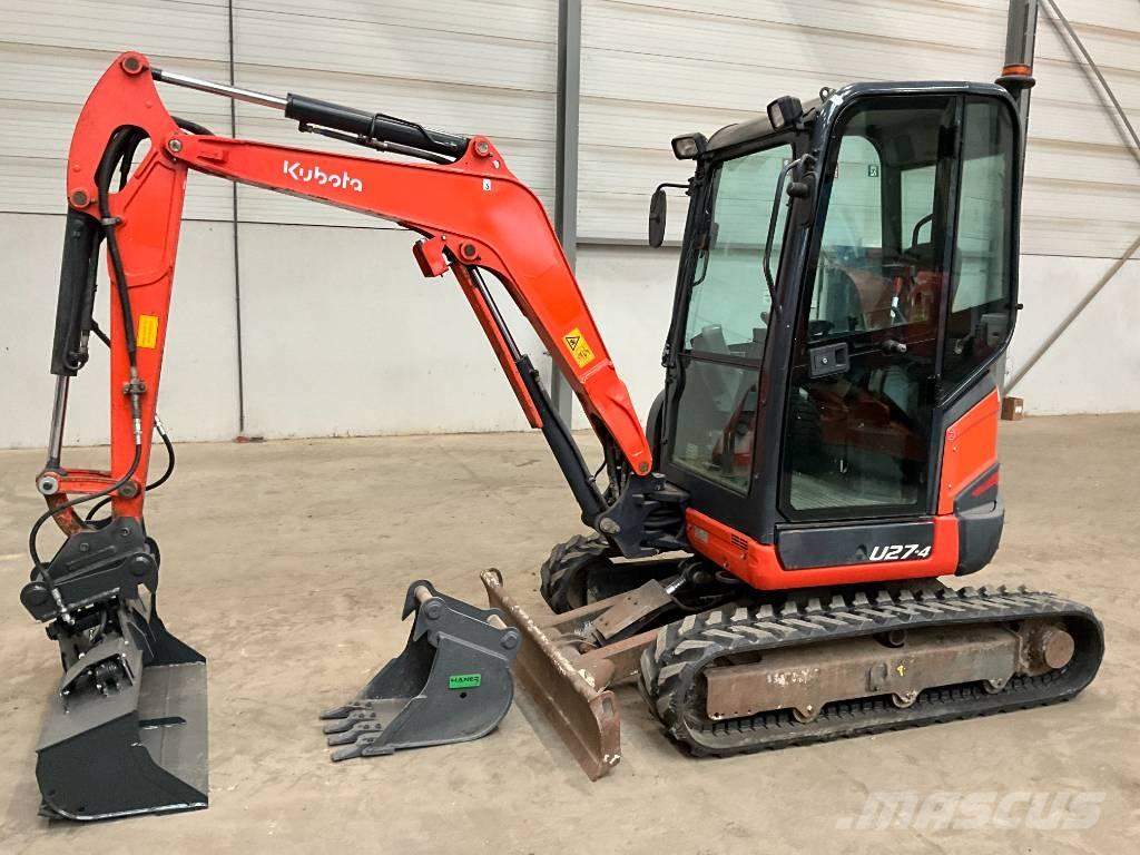 Kubota U 27-4 Minigrävare < 7t