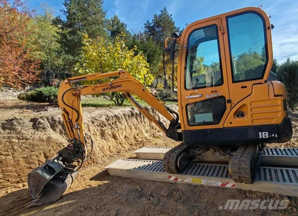 Hyundai R18-9 Minigrävare < 7t