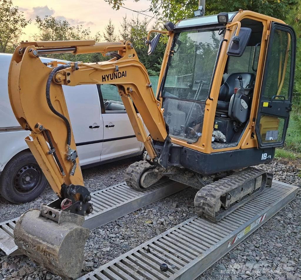 Hyundai R18-9 Minigrävare < 7t