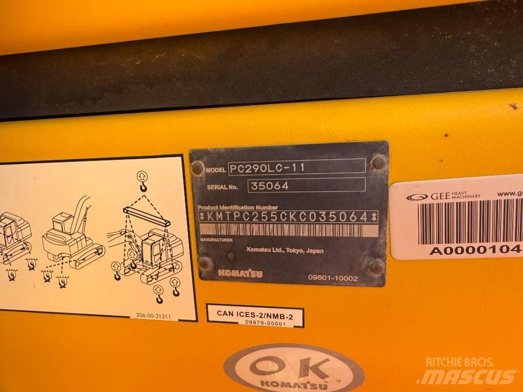 Komatsu PC290LC-11 Bandgrävare