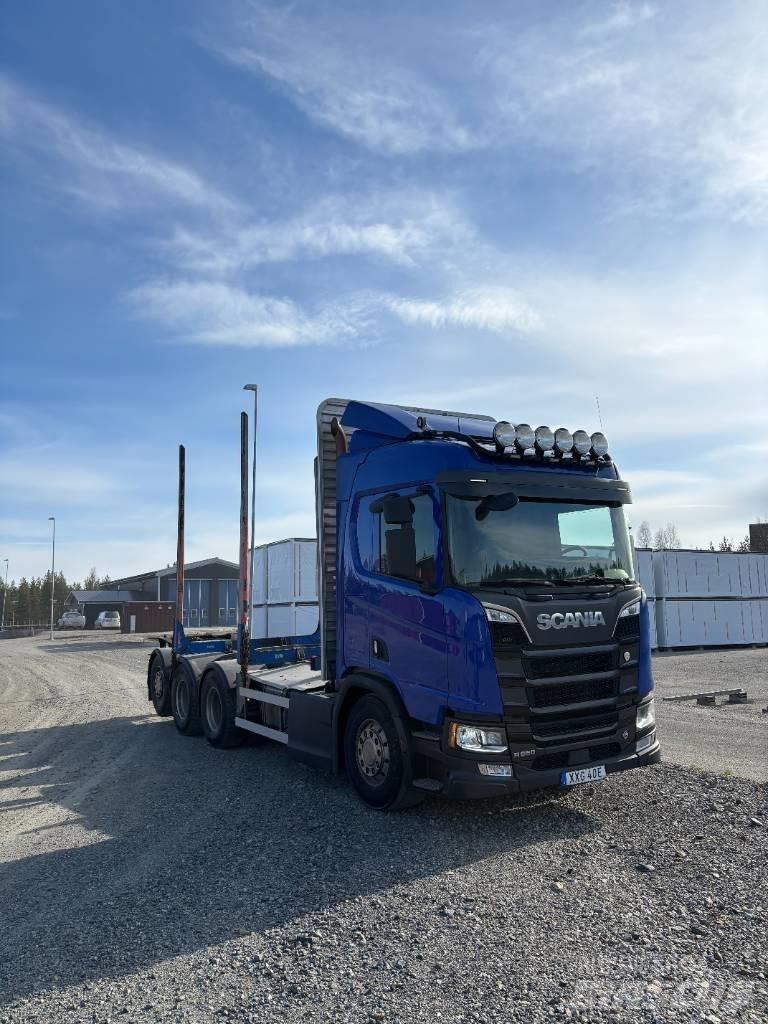 Scania R 650 Timmerbilar