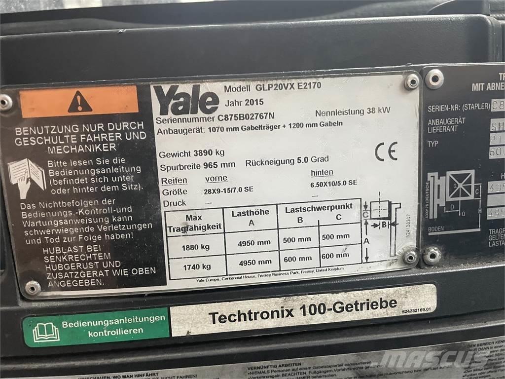 Yale GLP20VX Gasolmotviktstruckar