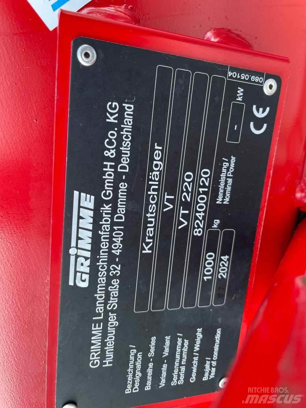 Grimme VT 220F Lantbruk - Övrigt