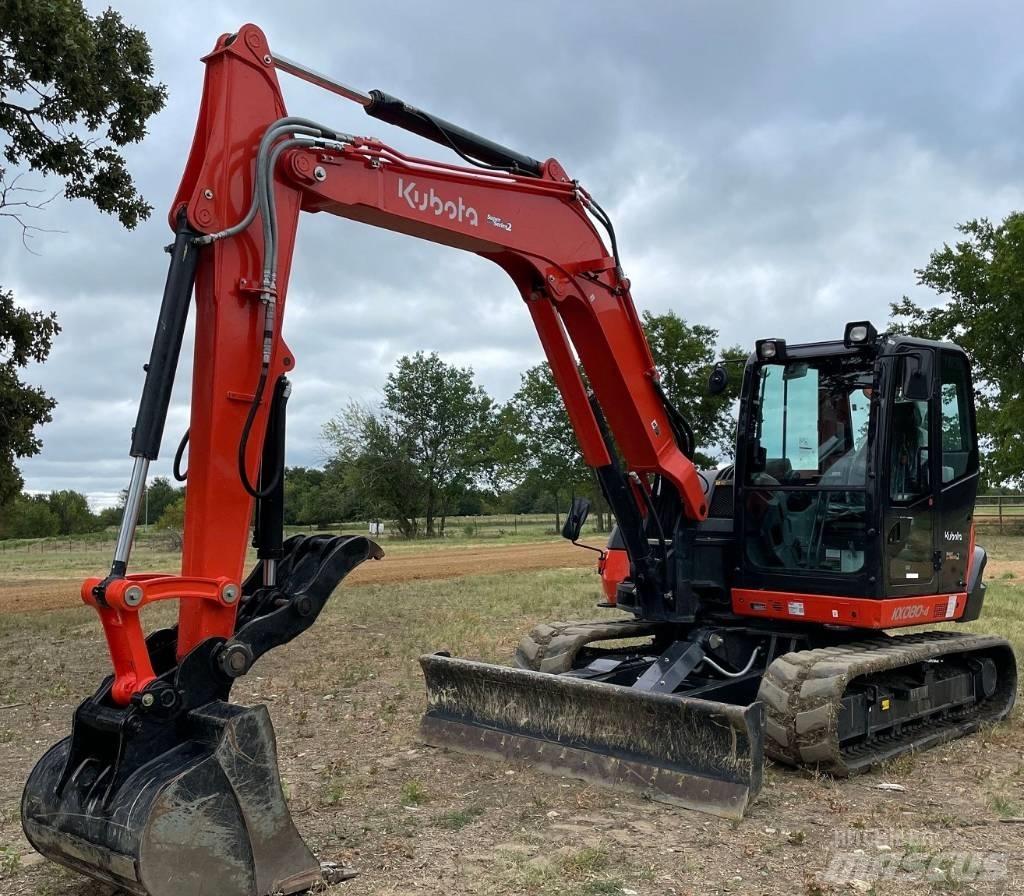 Kubota KX080-4S2 Bandgrävare