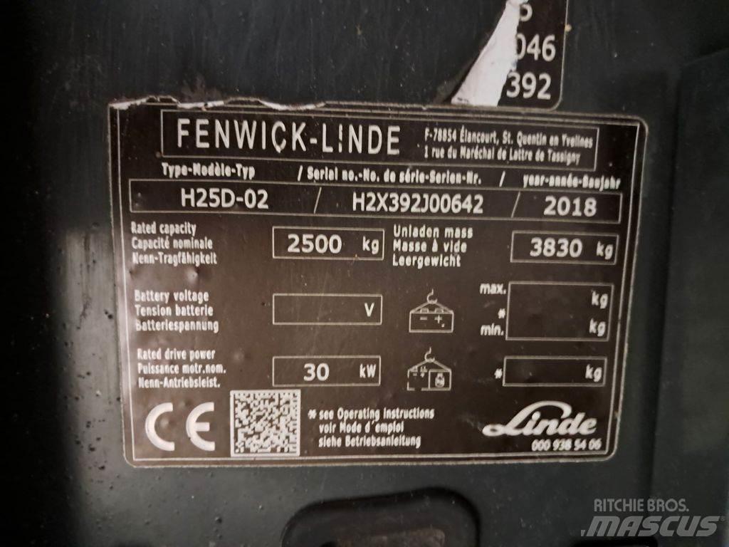 Linde H25D-02 Dieselmotviktstruckar