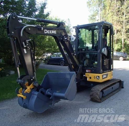 John Deere 26G Minigrävare < 7t