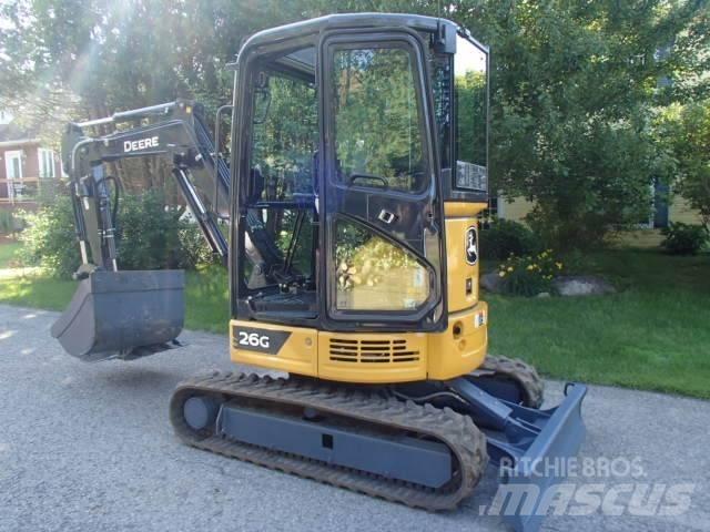 John Deere 26G Minigrävare < 7t