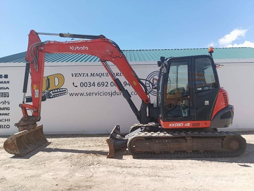 Kubota KX 080-4 Midigrävmaskiner 7t - 12t