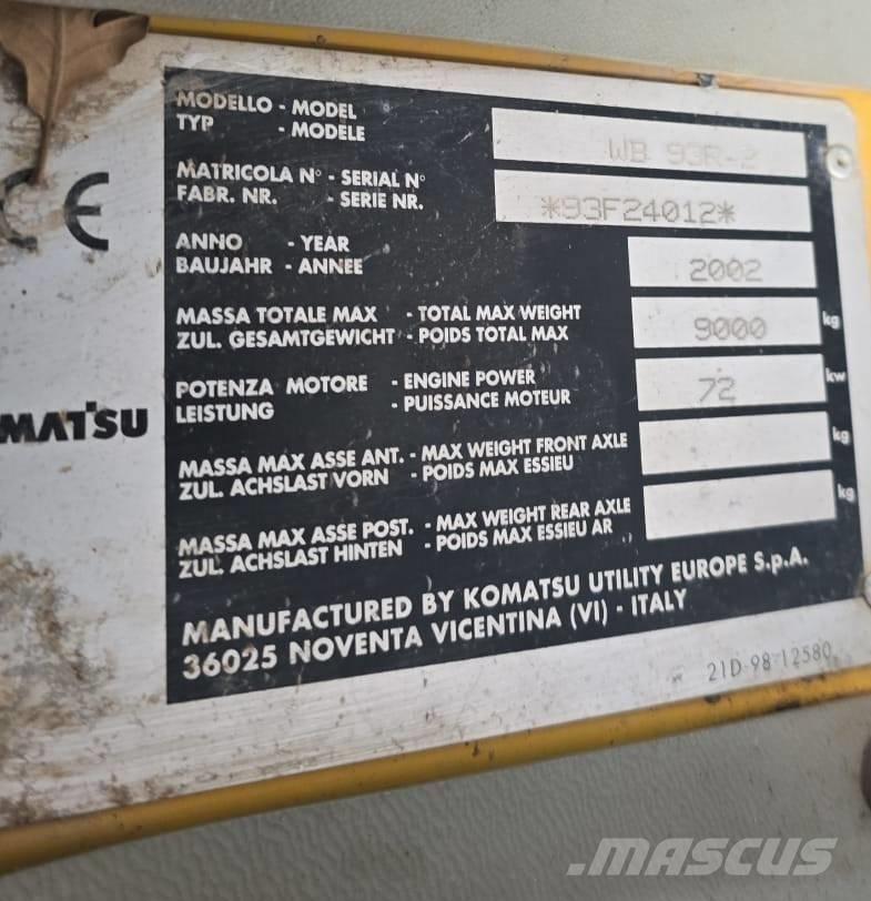 Komatsu WB 93 R-2 Grävlastare