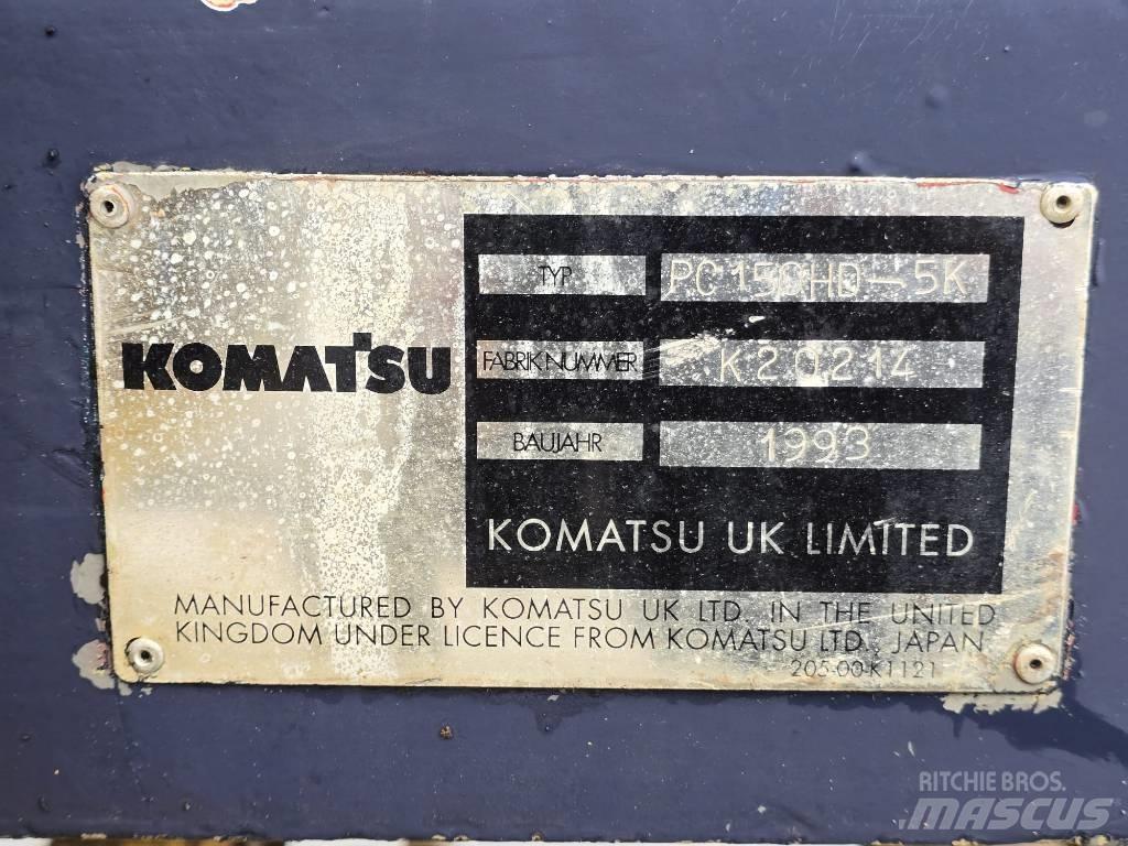 Komatsu PC 150 HD-5K Bandgrävare