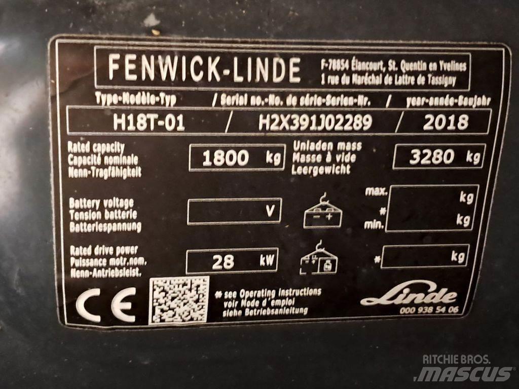 Linde H18T-01 Gasolmotviktstruckar