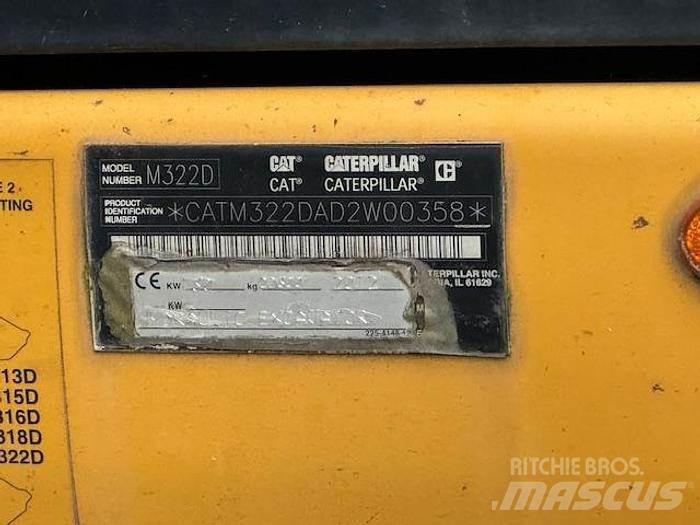 CAT M 322 D Hjulgrävare