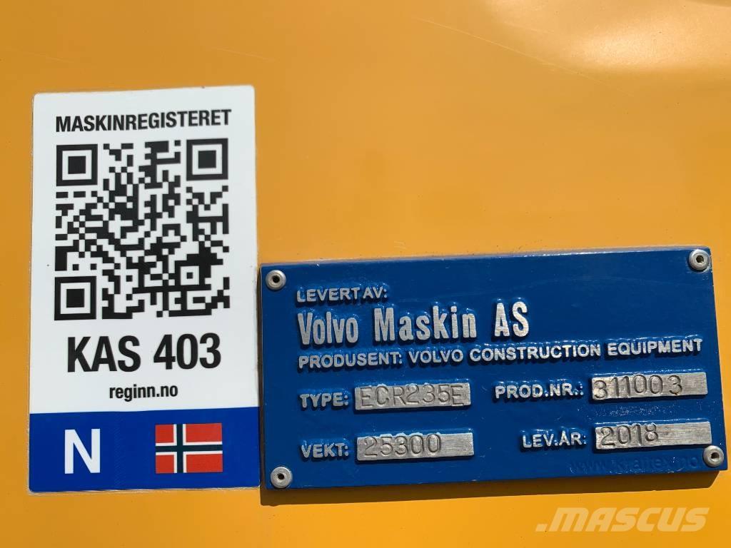 Volvo ECR235EL Bandgrävare