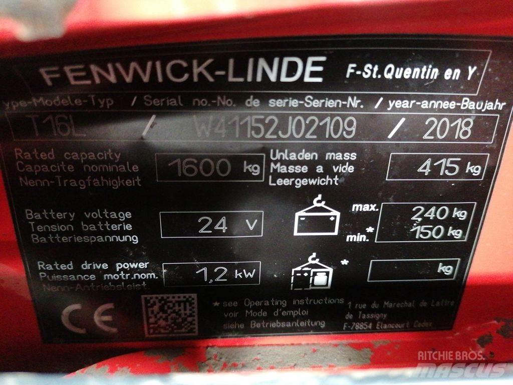 Linde T16L Låglyftare utan plattform