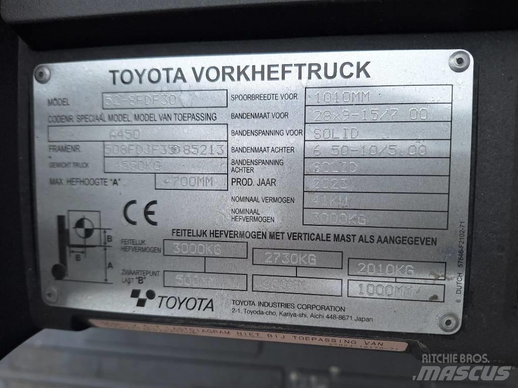 Toyota 52-8 FD F 30 Dieselmotviktstruckar
