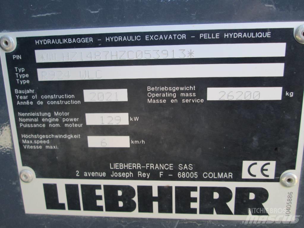 Liebherr R 924 G8 Bandgrävare
