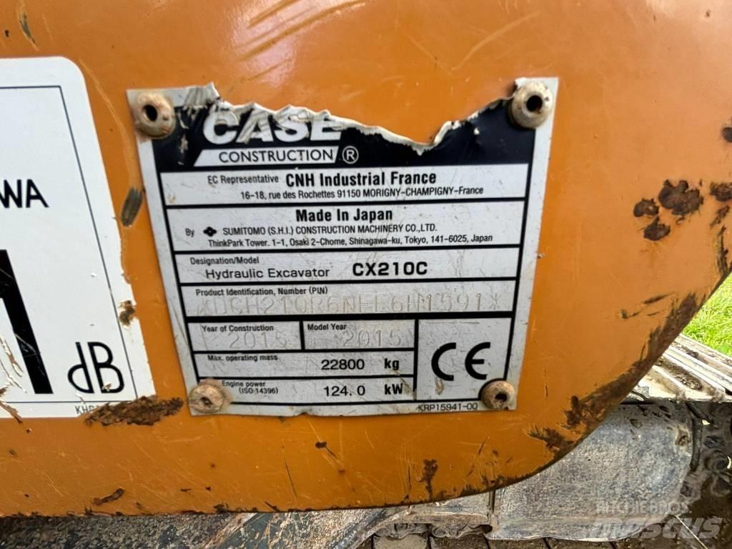 CASE CX 210 C Bandgrävare