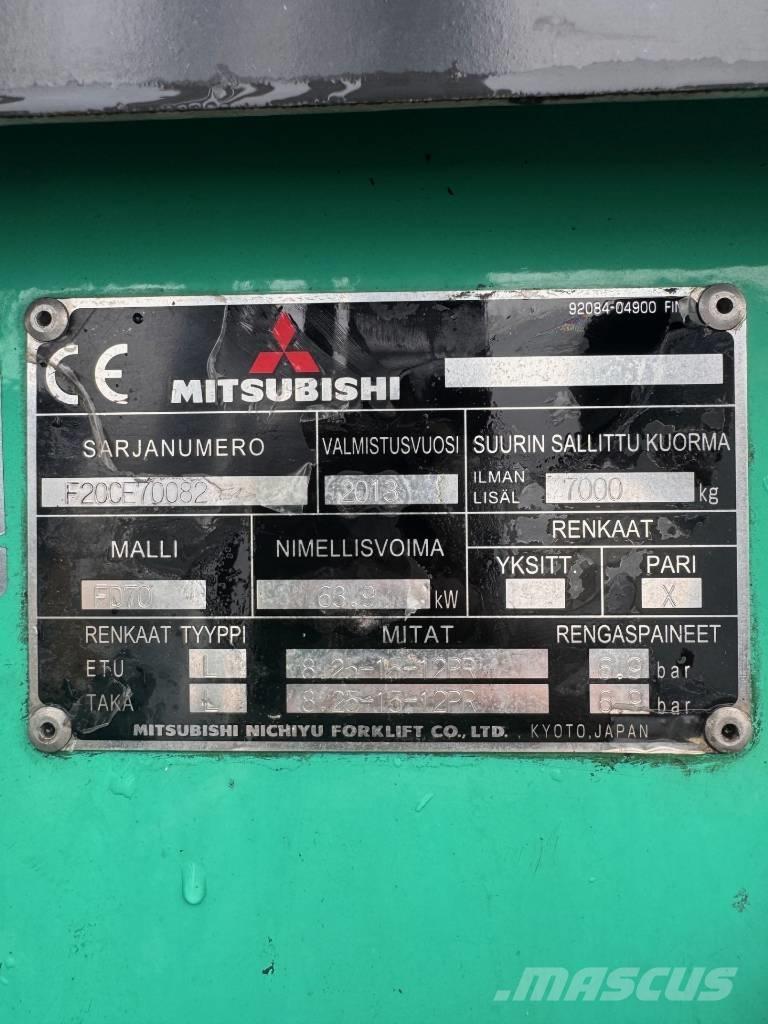 Mitsubishi FD 70 Dieselmotviktstruckar