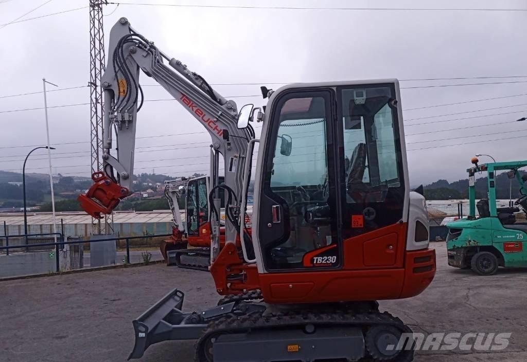 Takeuchi TB 230 Minigrävare < 7t