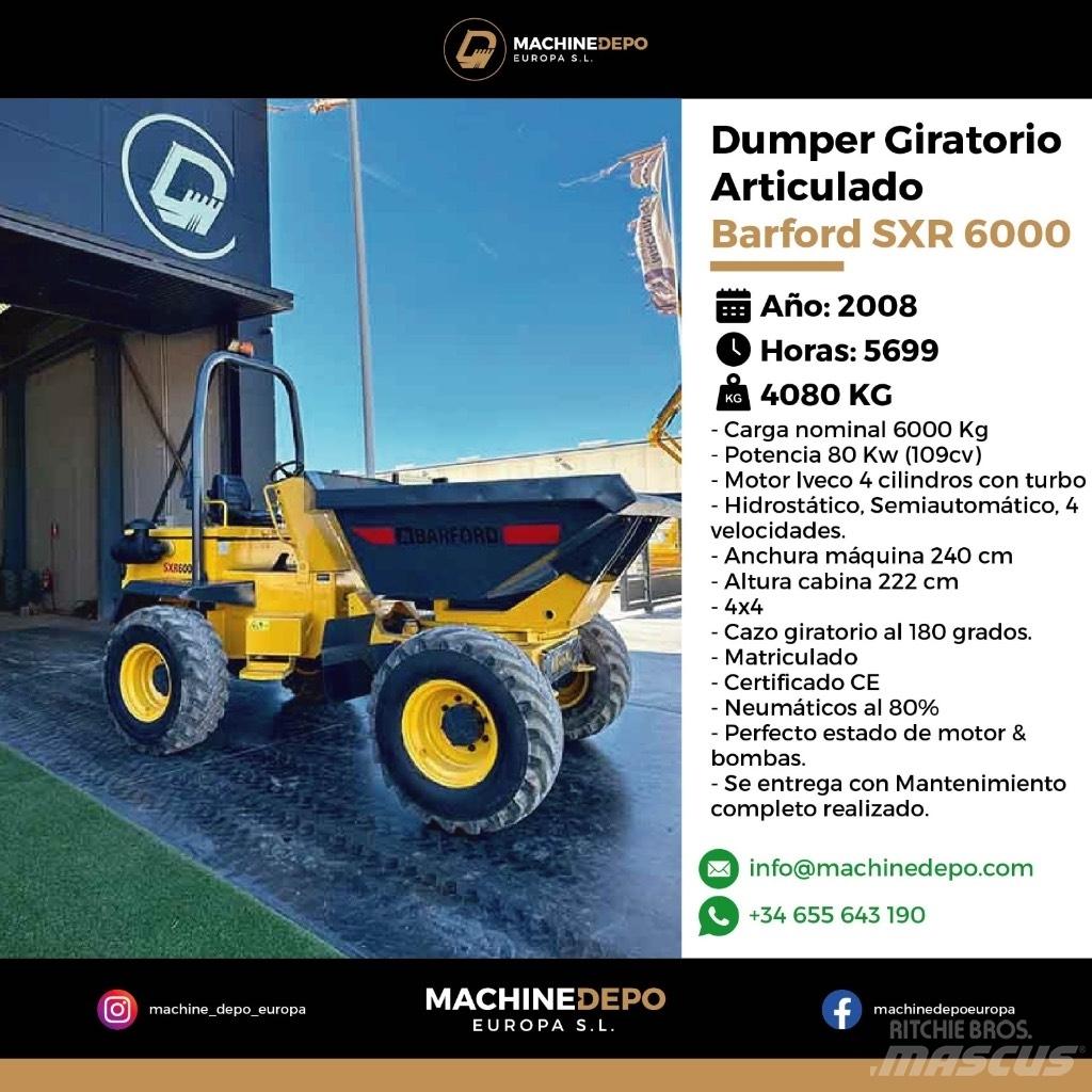 Barford SX R 6000 Minidumprar