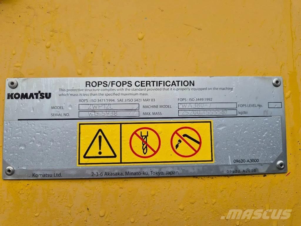 Komatsu WA 380 - 7 Hjullastare