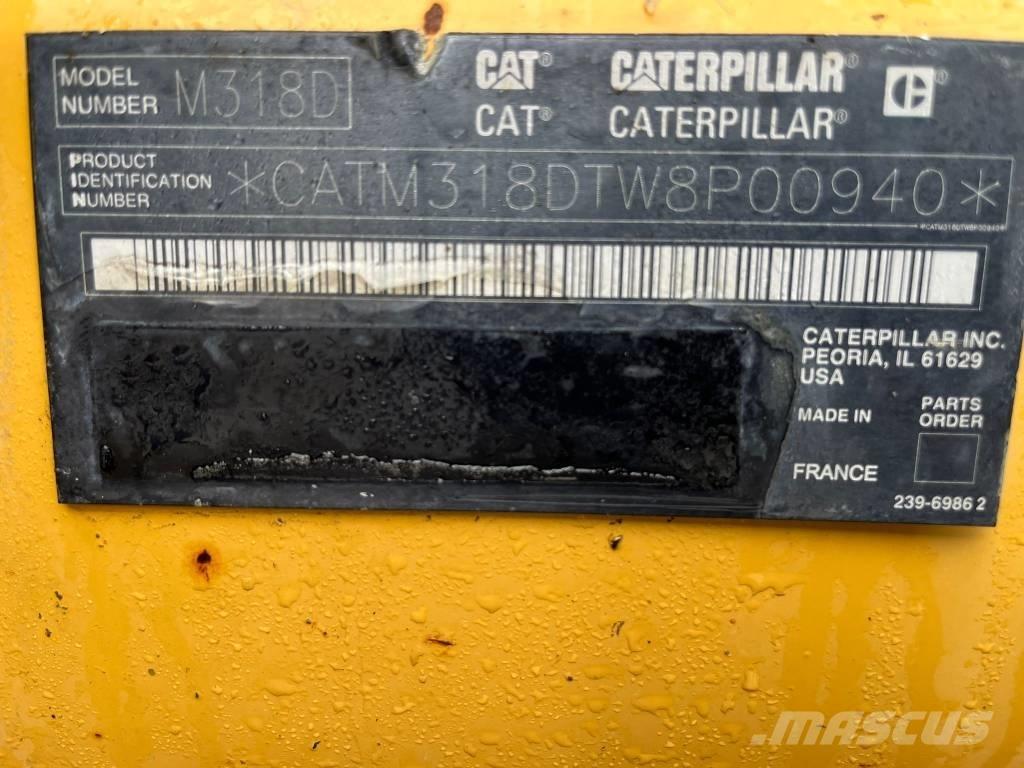 CAT M 318 D Hjulgrävare