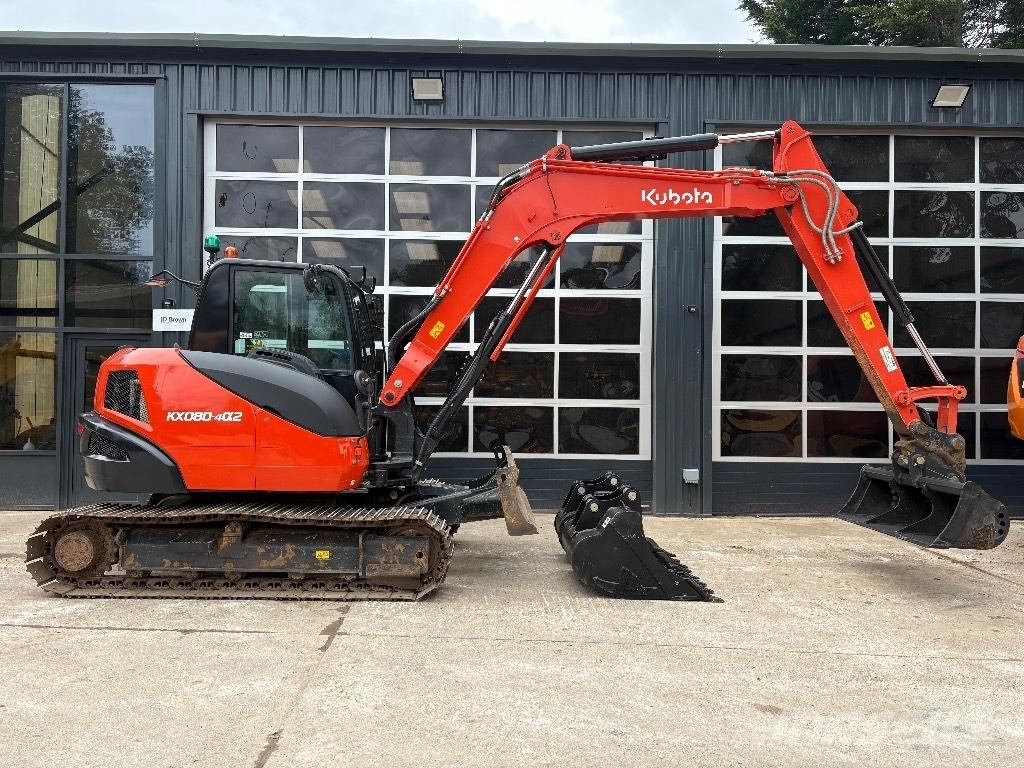 Kubota KX 080 Midigrävmaskiner 7t - 12t
