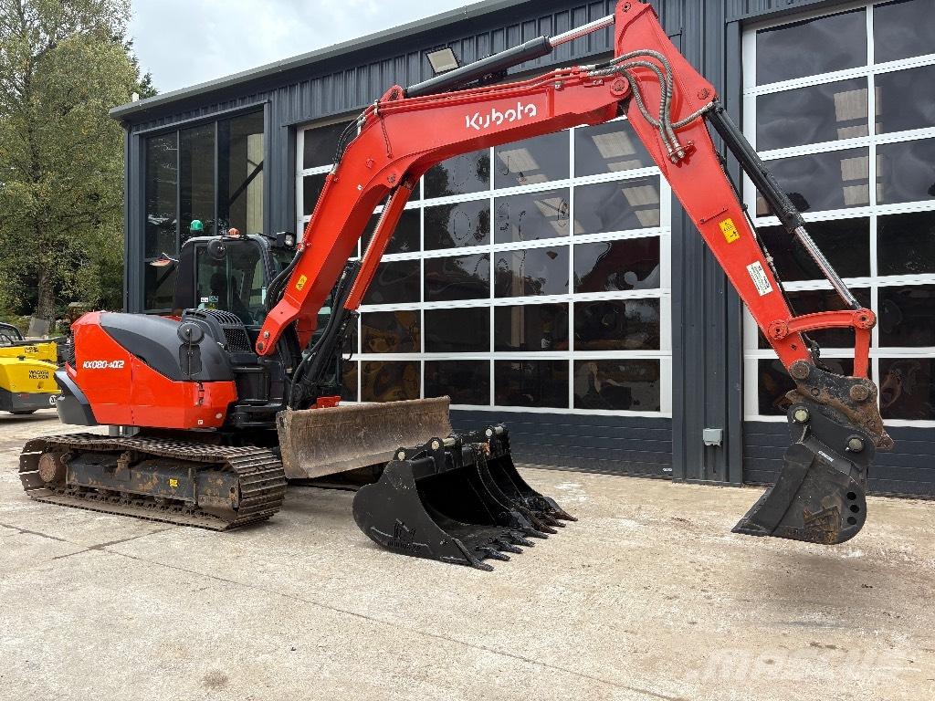 Kubota KX 080 Midigrävmaskiner 7t - 12t