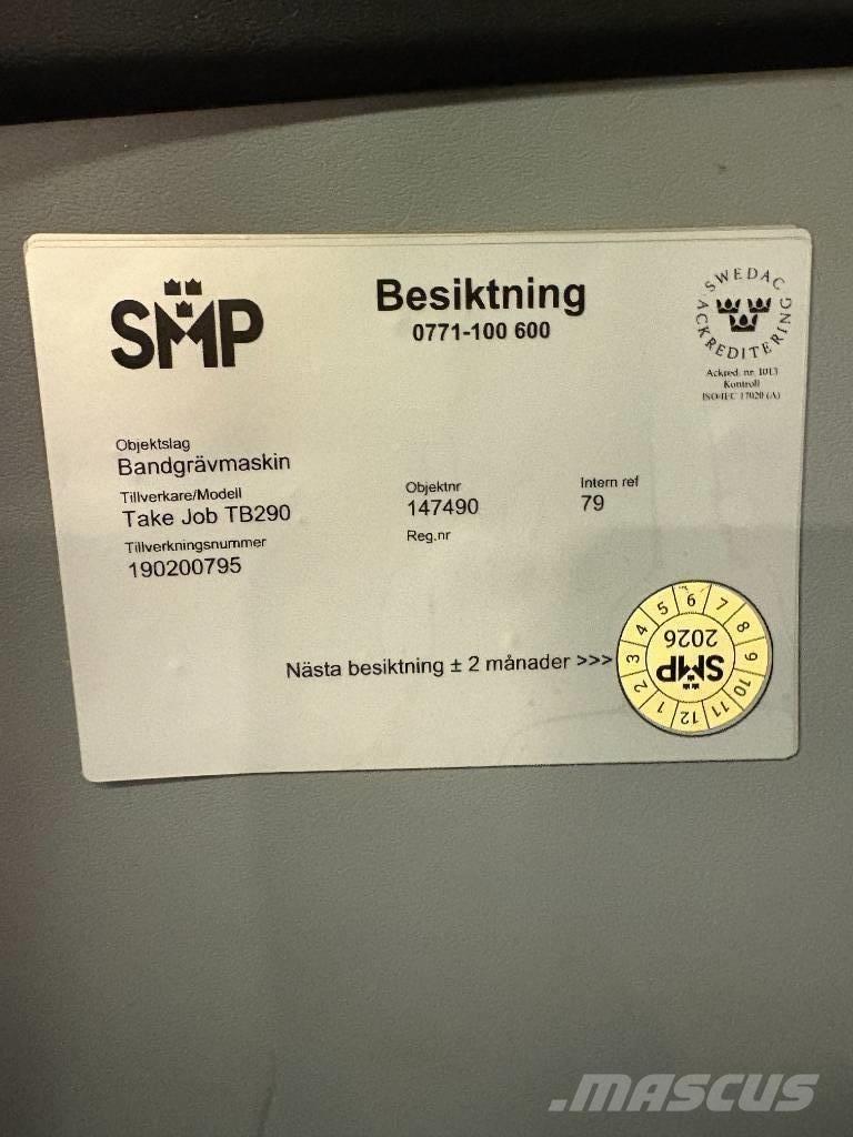 Takeuchi TB290 Midigrävmaskiner 7t - 12t