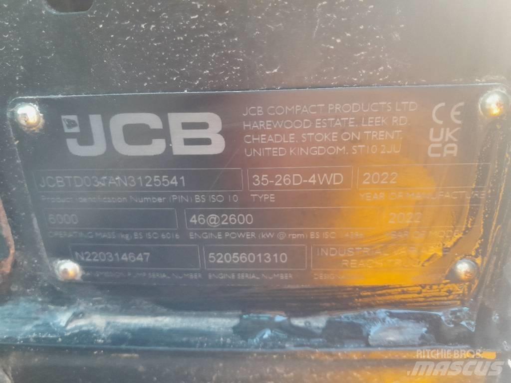 JCB 35-26D 4WD Dieselmotviktstruckar