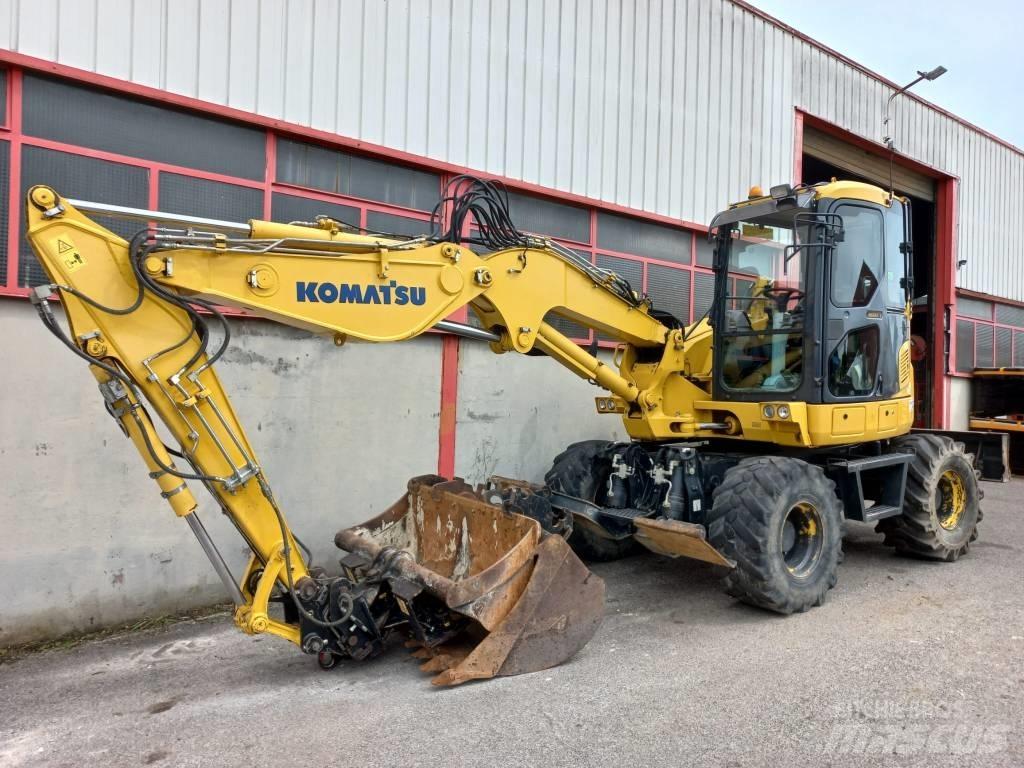 Komatsu PW 98 MR Hjulgrävare